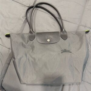 Longchamp Classic Gray Shoulder Bag